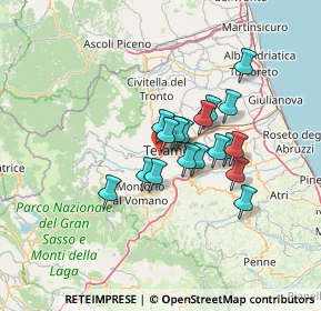 Mappa Via Berardo Polidori, 64100 Teramo TE, Italia (10.27556)