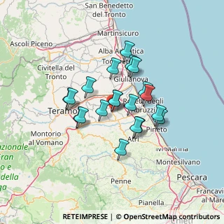 Mappa Via Guglielmo Marconi, 64024 Notaresco TE, Italia (10.6935)