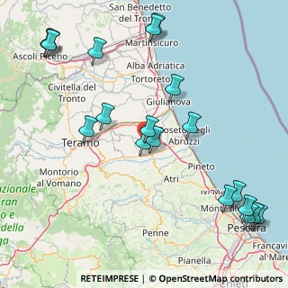 Mappa Via Guglielmo Marconi, 64024 Notaresco TE, Italia (21.85105)
