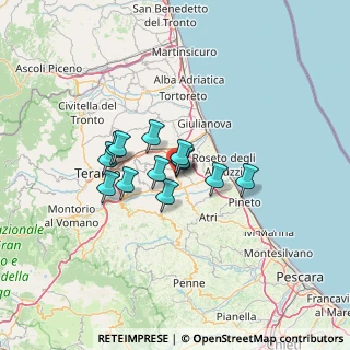 Mappa Via Guglielmo Marconi, 64024 Notaresco TE, Italia (8.84462)