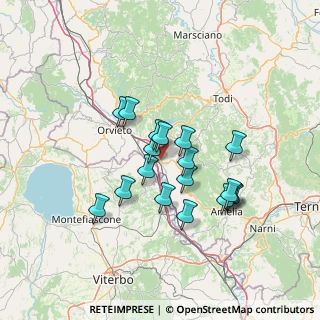 Mappa Vocabolo San Lorenzo, 05023 Baschi TR, Italia (11.75833)