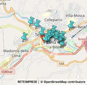Mappa Piazza Dante Alighieri, 64100 Teramo TE, Italia (0.56)