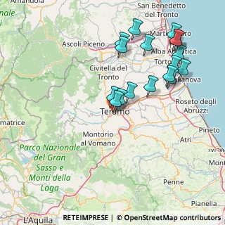 Mappa Via Giovanni Rossi, 64100 Teramo TE, Italia (17.11412)