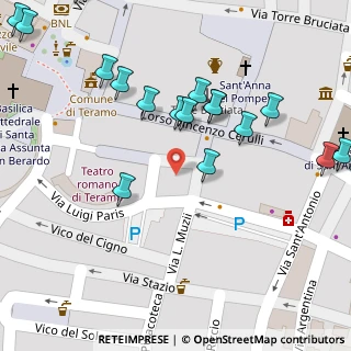 Mappa Corso Vincenzo Cerulli, 64100 Teramo TE, Italia (0.094)
