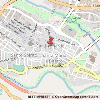 Mappa Corso Vincenzo Cerulli, 59, 64100 Teramo, Teramo (Abruzzo)