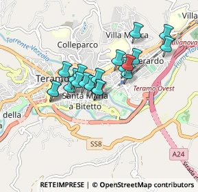 Mappa Via Porta Reale, 64100 Teramo TE, Italia (0.69)