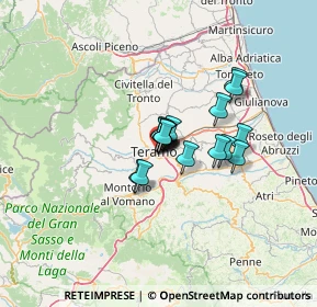Mappa Via Porta Reale, 64100 Teramo TE, Italia (7.82176)