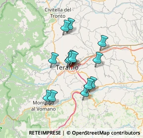 Mappa Via Porta Reale, 64100 Teramo TE, Italia (5.58357)