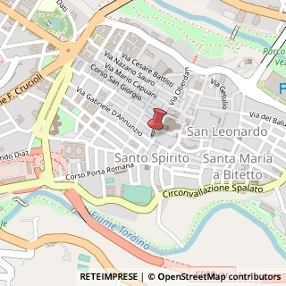 Mappa Via Vittorio Veneto, 20, 64100 Teramo, Teramo (Abruzzo)