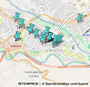 Mappa Via chiasso dell’anfiteatro, 64100 Teramo TE, Italia (0.322)