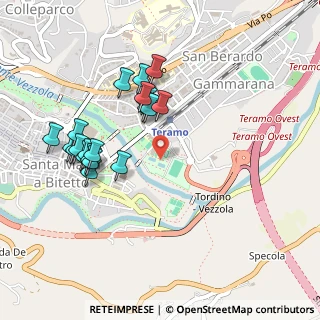 Mappa Via del Tiro, 64100 Teramo TE, Italia (0.495)