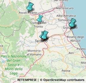 Mappa Via del Tiro, 64100 Teramo TE, Italia (13.82467)