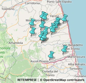 Mappa Piazza Umberto I, 63068 Montalto delle Marche AP, Italia (10.72)