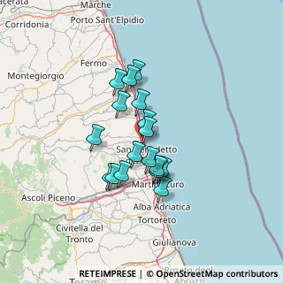 Mappa 63066 Grottammare AP, Italia (10.55412)