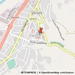 Mappa Via Mastro Giorgio, 5, 06053 Deruta, Perugia (Umbria)