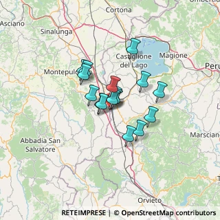 Mappa Zona Industriale, 53043 Chiusi SI, Italia (8.93563)