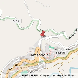 Mappa Via Bora, 14, 63857 Amandola, Fermo (Marche)