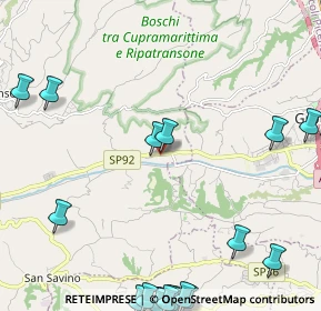 Mappa Via Tesino, 63065 Ripatransone AP, Italia (3.5025)