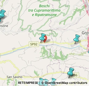 Mappa Via Tesino, 63065 Ripatransone AP, Italia (4.093)