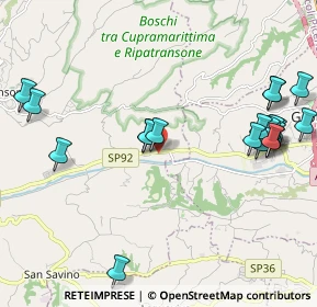 Mappa Via Tesino, 63065 Ripatransone AP, Italia (2.5755)