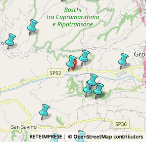 Mappa Via Tesino, 63065 Ripatransone AP, Italia (3.1835)