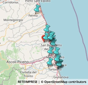 Mappa Via Tesino, 63065 Ripatransone AP, Italia (12.33125)