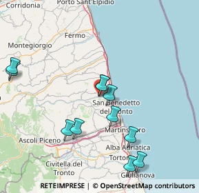 Mappa Via Tesino, 63065 Ripatransone AP, Italia (16.75727)