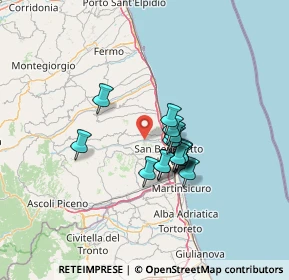 Mappa Via Tesino, 63065 Ripatransone AP, Italia (9.47063)