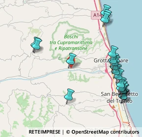 Mappa Via Tesino, 63065 Ripatransone AP, Italia (5.345)