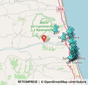 Mappa Via Tesino, 63065 Ripatransone AP, Italia (5.284)