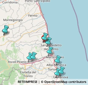 Mappa SP Valtesino, 63065 Ripatransone AP, Italia (16.82455)