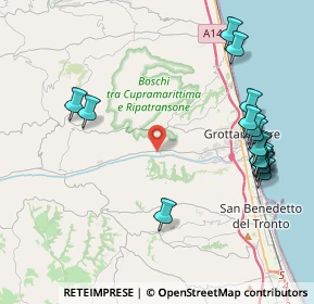 Mappa Via degli Oleandri, 63065 Ripatransone AP, Italia (5.04765)