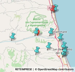 Mappa Via degli Oleandri, 63065 Ripatransone AP, Italia (5.08083)