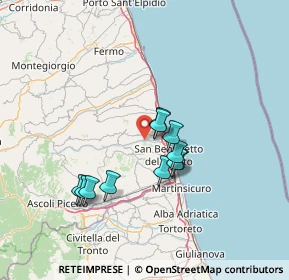 Mappa Via degli Oleandri, 63065 Ripatransone AP, Italia (11.89455)