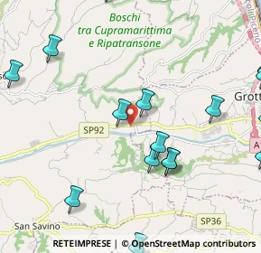 Mappa Via degli Oleandri, 63065 Ripatransone AP, Italia (3.116)