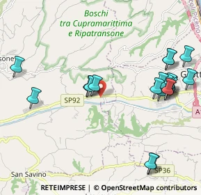 Mappa Via degli Oleandri, 63065 Ripatransone AP, Italia (2.51)