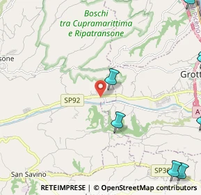 Mappa Via degli Oleandri, 63065 Ripatransone AP, Italia (4.1425)