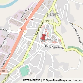 Mappa Via Borgo Garibaldi,  1, 06053 Deruta, Perugia (Umbria)