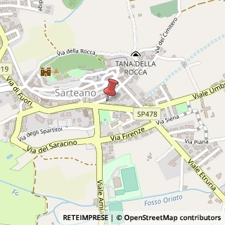 Mappa Via Marconi, 25, 53047 Sarteano, Siena (Toscana)