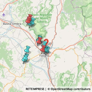 Mappa Località Treggio, 06034 Foligno PG, Italia (6.47867)
