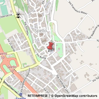 Mappa Via Consolare, 36, 06038 Spello, Perugia (Umbria)