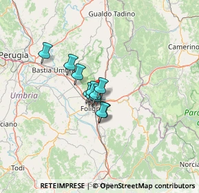 Mappa Via Case Basse, 06034 Foligno PG, Italia (7.56727)