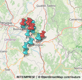 Mappa Via Case Basse, 06034 Foligno PG, Italia (11.76)