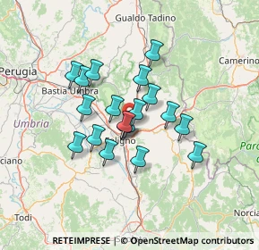 Mappa Via Case Basse, 06034 Foligno PG, Italia (10.48579)