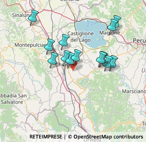 Mappa Via Caticciano, 06062 Città della Pieve PG, Italia (13.24)