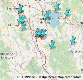 Mappa Via Caticciano, 06062 Città della Pieve PG, Italia (16.82)