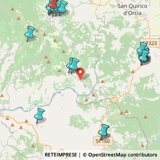 Mappa Strada Provinciale della Badia di Sant'Antimo, 58033 Castel del piano GR, Italia (6.7725)
