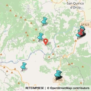 Mappa Strada Provinciale della Badia di Sant'Antimo, 58033 Castel del piano GR, Italia (6.5645)