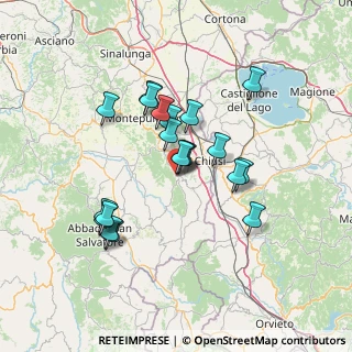 Mappa Via Del Bagno Santo, 53047 Sarteano SI, Italia (12.604)