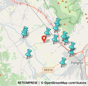 Mappa Via Limiti, 06038 Spello PG, Italia (3.69833)